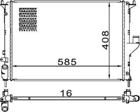 Magneti Marelli 359000391170 - Jäähdytin,moottorin jäähdytys inparts.fi