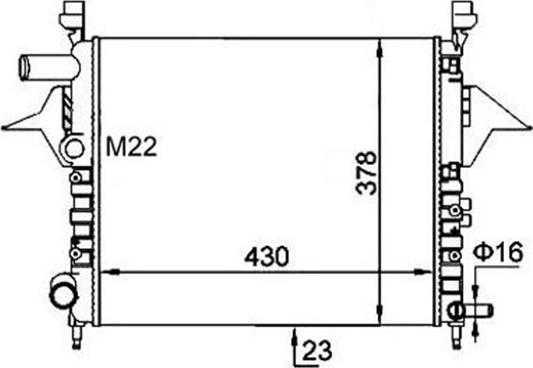 Magneti Marelli 359000391790 - Jäähdytin,moottorin jäähdytys inparts.fi