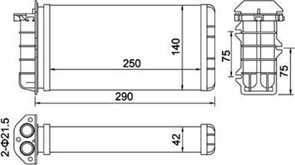 Magneti Marelli 359000300950 - Lämmityslaitteen kenno inparts.fi