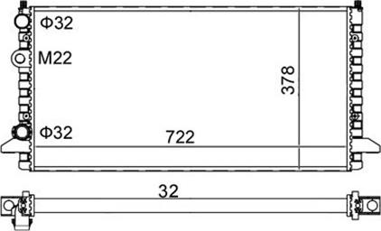 Magneti Marelli 359000300540 - Jäähdytin,moottorin jäähdytys inparts.fi