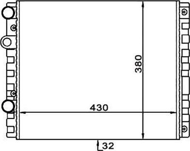 Magneti Marelli 359000300680 - Jäähdytin,moottorin jäähdytys inparts.fi