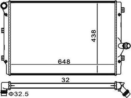 Magneti Marelli 359000301150 - Jäähdytin,moottorin jäähdytys inparts.fi