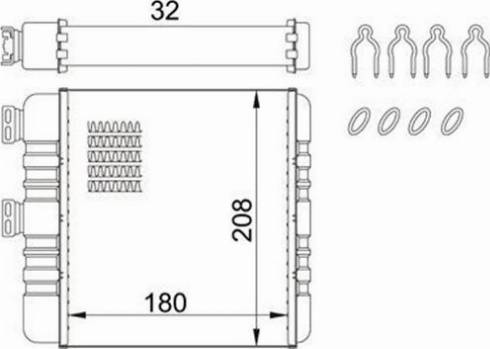 Magneti Marelli 359000301100 - Lämmityslaitteen kenno inparts.fi