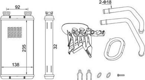 Magneti Marelli 359000302040 - Lämmityslaitteen kenno inparts.fi