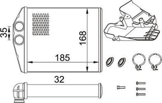 Magneti Marelli 359000302070 - Lämmityslaitteen kenno inparts.fi