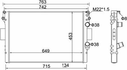 Magneti Marelli 359000302100 - Jäähdytin,moottorin jäähdytys inparts.fi