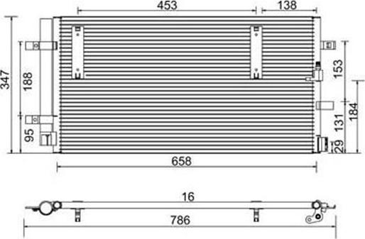 Magneti Marelli 359003220140 - Lauhdutin, ilmastointilaite inparts.fi