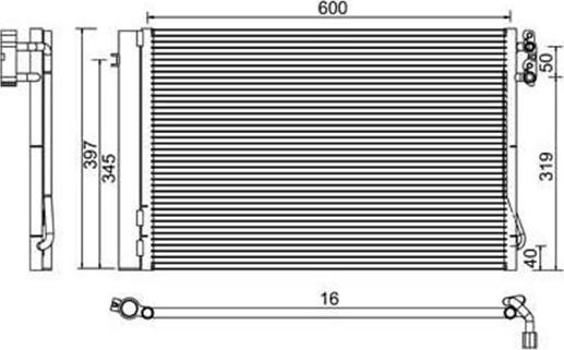 Magneti Marelli 359003220290 - Lauhdutin, ilmastointilaite inparts.fi