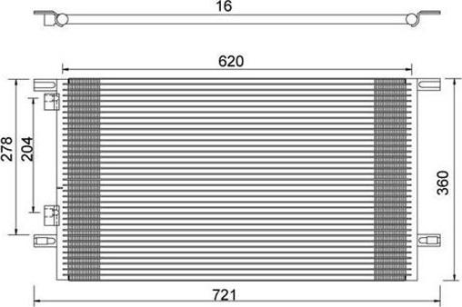 Magneti Marelli 359003221470 - Lauhdutin, ilmastointilaite inparts.fi