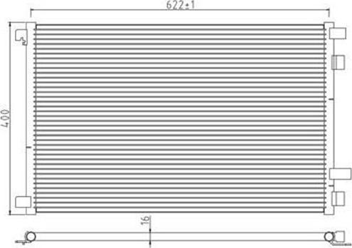 Magneti Marelli 359003221500 - Lauhdutin, ilmastointilaite inparts.fi