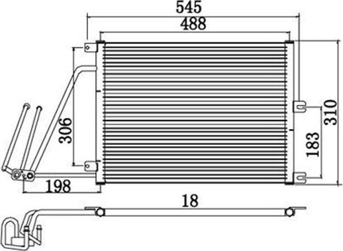 Magneti Marelli 359003221340 - Lauhdutin, ilmastointilaite inparts.fi