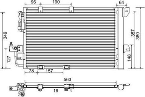 Magneti Marelli 359003221260 - Lauhdutin, ilmastointilaite inparts.fi