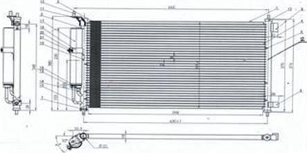 Magneti Marelli 359003221220 - Lauhdutin, ilmastointilaite inparts.fi