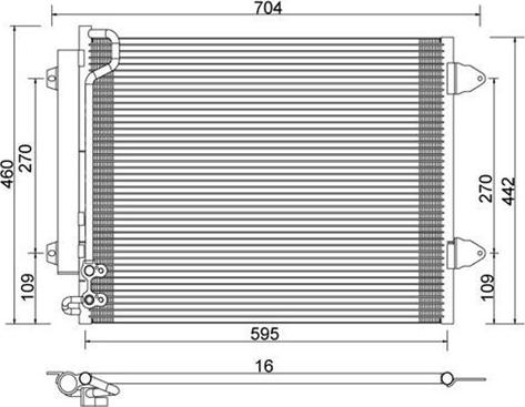 Magneti Marelli 359003221720 - Lauhdutin, ilmastointilaite inparts.fi