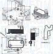 Magneti Marelli 350300000400 - Moottoriöljyn jäähdytin inparts.fi