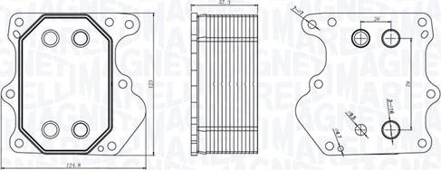 Magneti Marelli 350300000500 - Moottoriöljyn jäähdytin inparts.fi