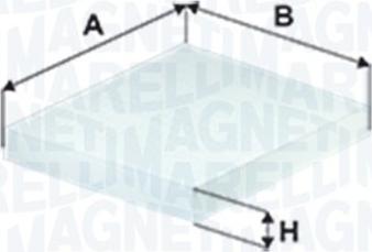 Magneti Marelli 350208065970 - Suodatin, sisäilma inparts.fi