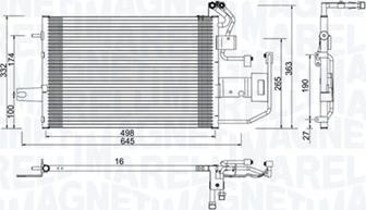 Magneti Marelli 350203997000 - Lauhdutin, ilmastointilaite inparts.fi