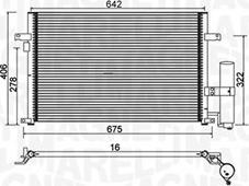 Magneti Marelli 350203912000 - Lauhdutin, ilmastointilaite inparts.fi