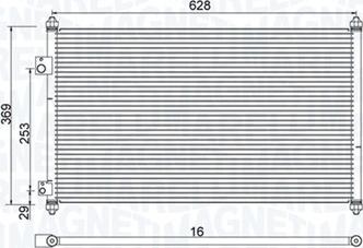 Magneti Marelli 350203933000 - Lauhdutin, ilmastointilaite inparts.fi