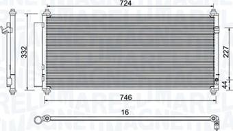 Magneti Marelli 350203973000 - Lauhdutin, ilmastointilaite inparts.fi