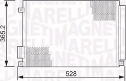 Magneti Marelli 350203497000 - Lauhdutin, ilmastointilaite inparts.fi