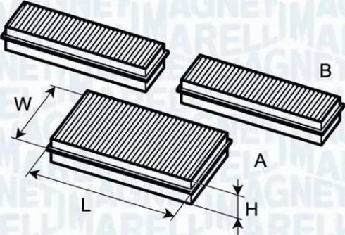 Magneti Marelli 350203061780 - Suodatin, sisäilma inparts.fi