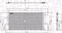 Magneti Marelli 350203104800 - Lauhdutin, ilmastointilaite inparts.fi