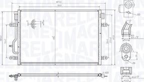 Magneti Marelli 350203103300 - Lauhdutin, ilmastointilaite inparts.fi