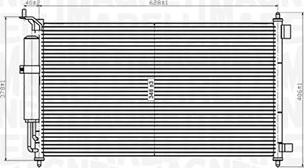 Magneti Marelli 350203829000 - Lauhdutin, ilmastointilaite inparts.fi