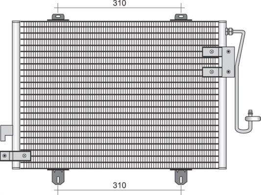 Magneti Marelli 350203398000 - Lauhdutin, ilmastointilaite inparts.fi