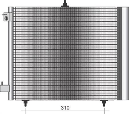 Magneti Marelli 350203384000 - Lauhdutin, ilmastointilaite inparts.fi