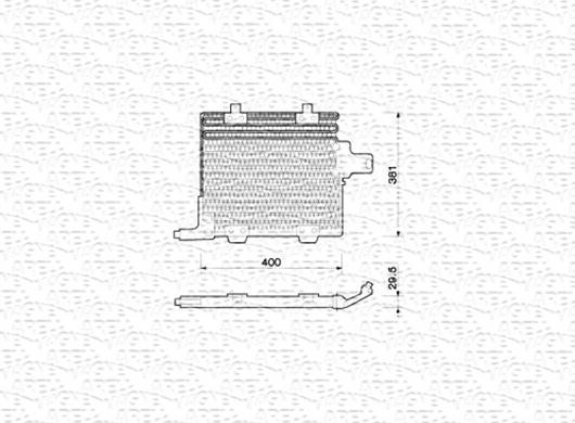 Magneti Marelli 350203211000 - Lauhdutin, ilmastointilaite inparts.fi