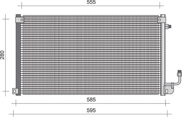Magneti Marelli 350203287000 - Lauhdutin, ilmastointilaite inparts.fi