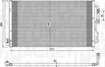 Magneti Marelli 350203751000 - Lauhdutin, ilmastointilaite inparts.fi