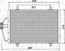 Magneti Marelli 350203784000 - Lauhdutin, ilmastointilaite inparts.fi