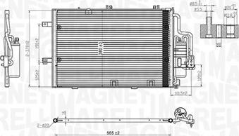 Magneti Marelli 350203770000 - Lauhdutin, ilmastointilaite inparts.fi