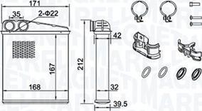 Magneti Marelli 350218440000 - Lämmityslaitteen kenno inparts.fi