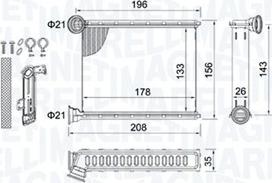 Magneti Marelli 350218459000 - Lämmityslaitteen kenno inparts.fi