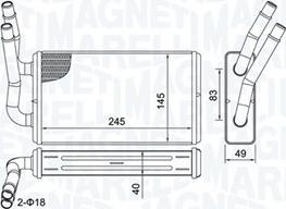 Magneti Marelli 350218450000 - Lämmityslaitteen kenno inparts.fi