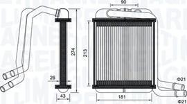 Magneti Marelli 350218458000 - Lämmityslaitteen kenno inparts.fi