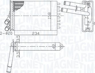 Magneti Marelli 350218462000 - Lämmityslaitteen kenno inparts.fi