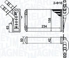 Magneti Marelli 350218404000 - Lämmityslaitteen kenno inparts.fi