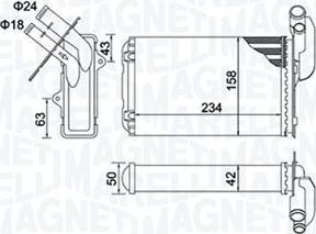 Magneti Marelli 350218405000 - Lämmityslaitteen kenno inparts.fi