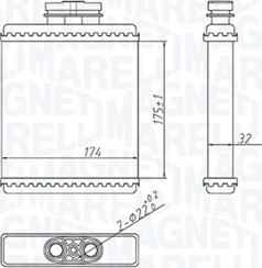 Magneti Marelli 350218412000 - Lämmityslaitteen kenno inparts.fi