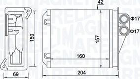 Magneti Marelli 350218481000 - Lämmityslaitteen kenno inparts.fi