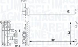 Magneti Marelli 350218435000 - Lämmityslaitteen kenno inparts.fi