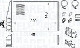 Magneti Marelli 350218438000 - Lämmityslaitteen kenno inparts.fi