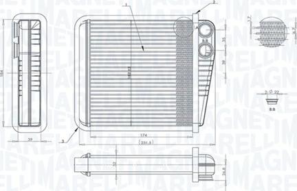 Magneti Marelli 350218423000 - Lämmityslaitteen kenno inparts.fi