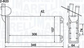 Magneti Marelli 350218474000 - Lämmityslaitteen kenno inparts.fi